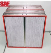 HEPA -Filter mit hoher Temperaturfalten