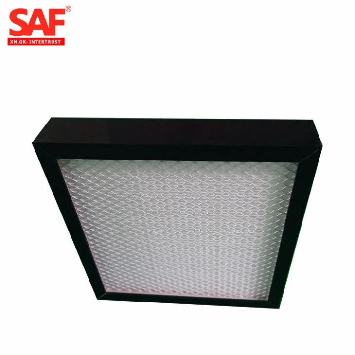 Small Size H13 H14 U15 HEPA Air Filter Mini-pleat ULPA Filter For Home